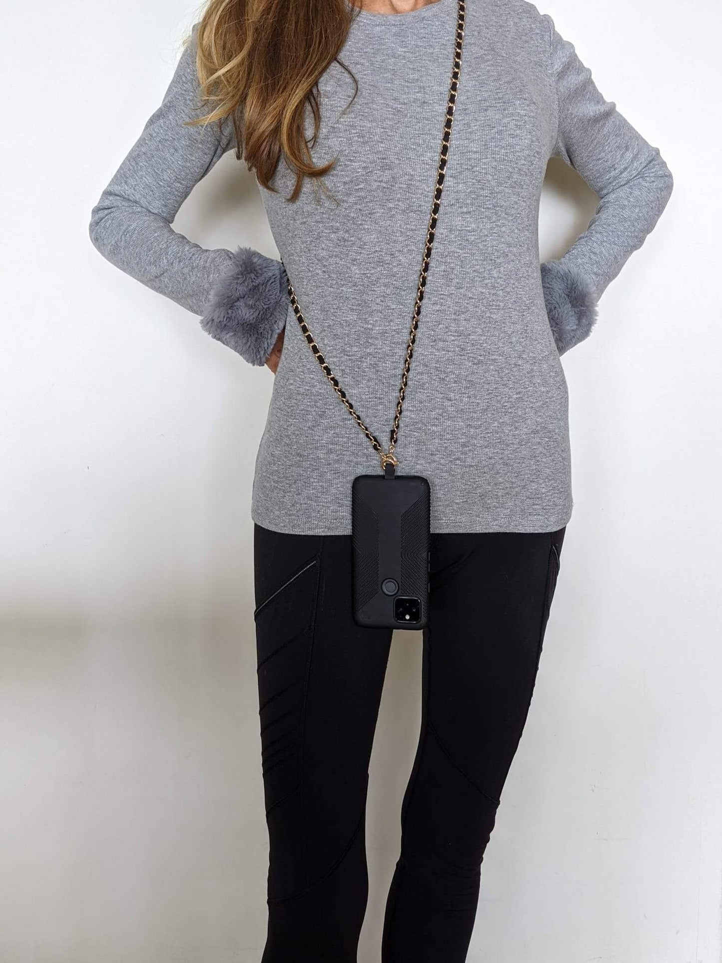 Crossbody Phone Chain Gold
