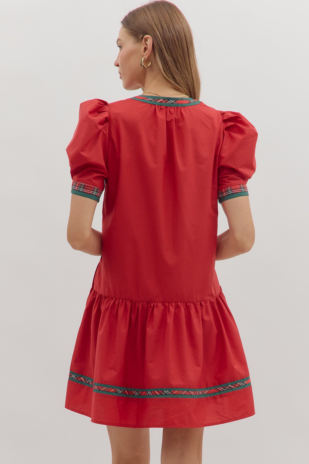 Merry Days Holiday Dress Red