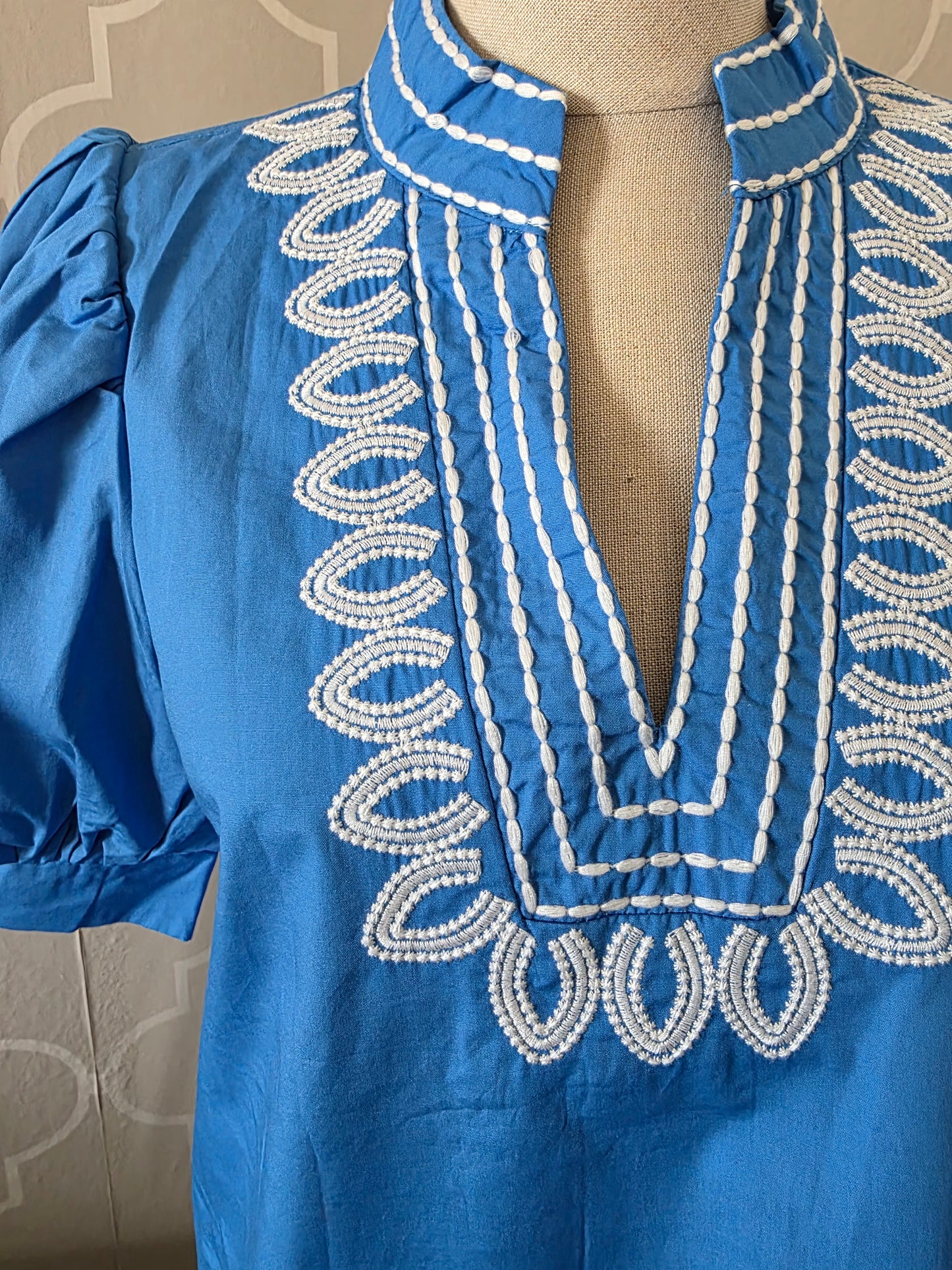Cece Embroidered Top
