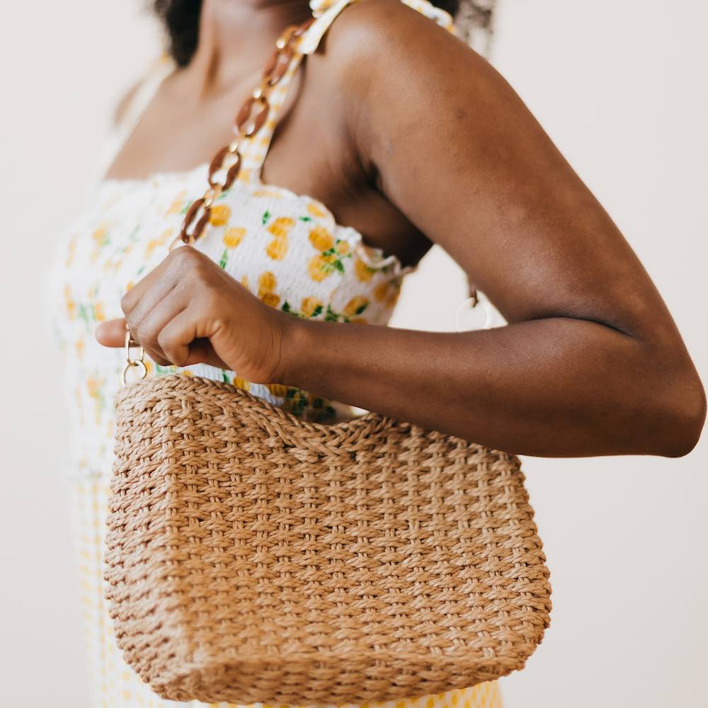 The Staycation Straw Bag