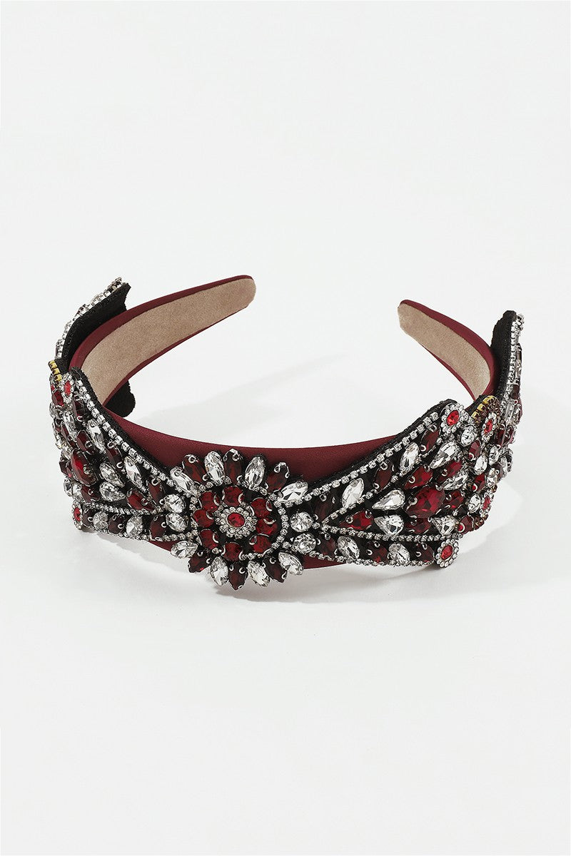 Exquisite Rhinestone Bow Headband