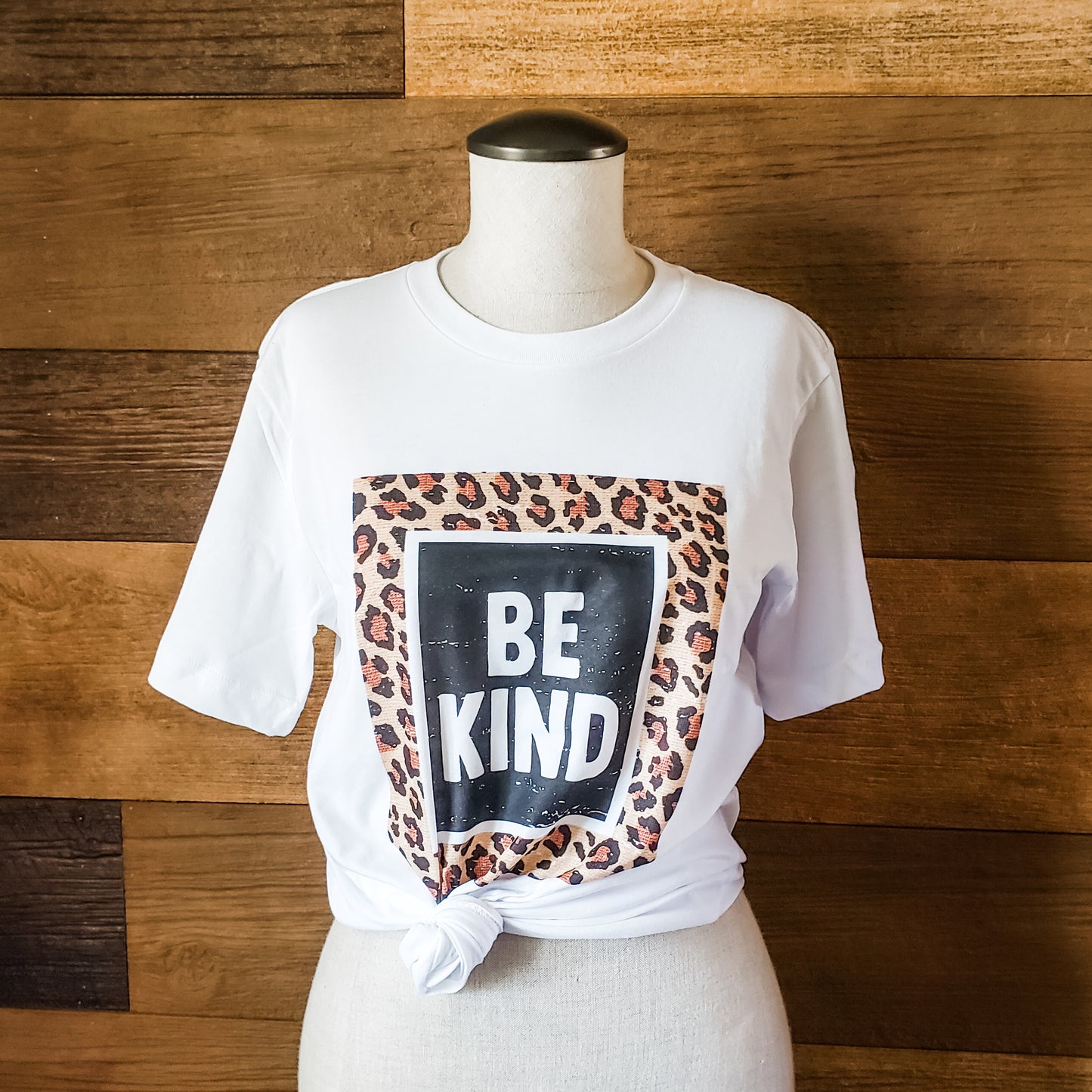 Be Kind Leopard Tee