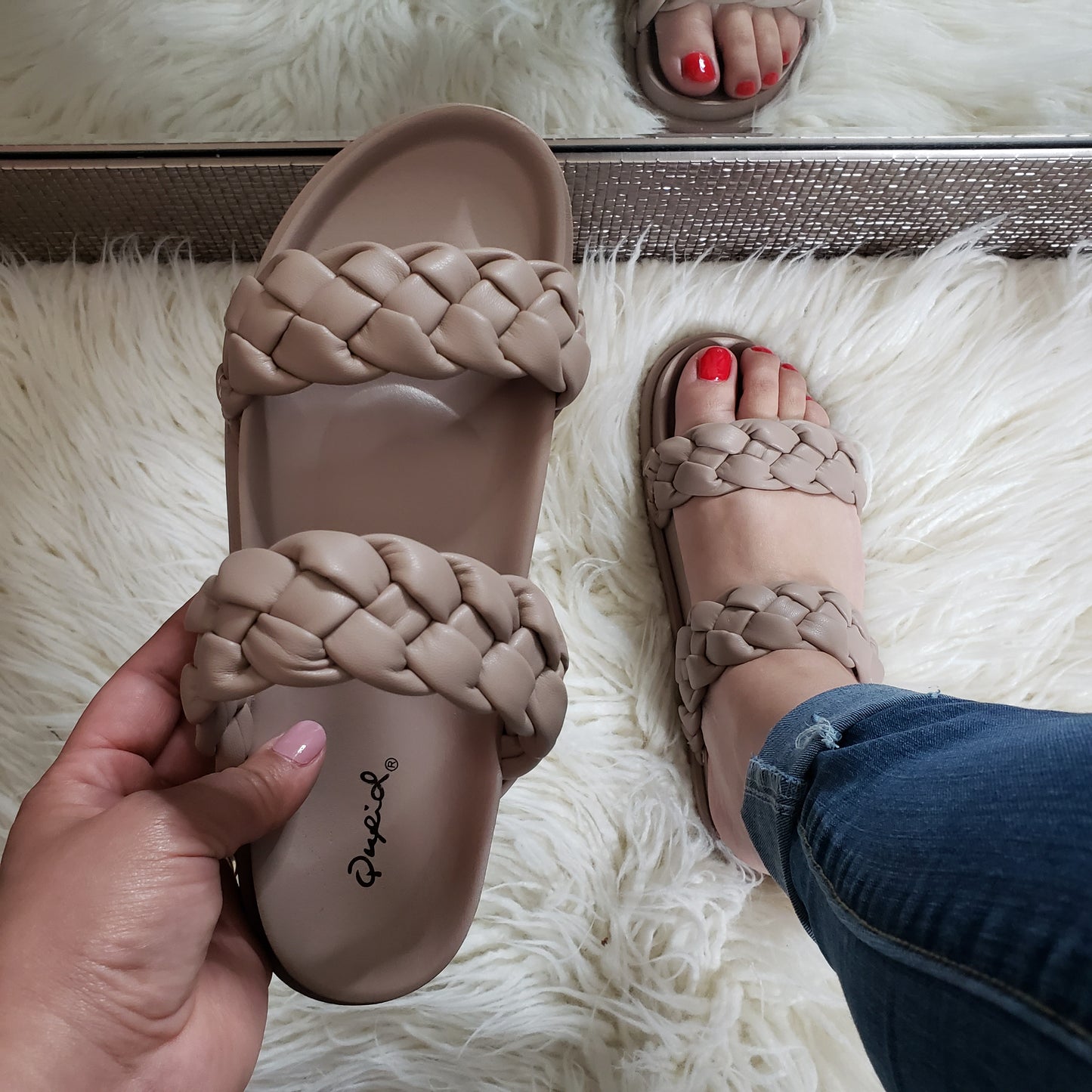 Albina Braided Sandal Birch