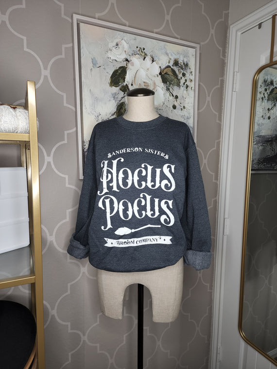 Sanderson Sisters Sweatshirt Heather Carcoal