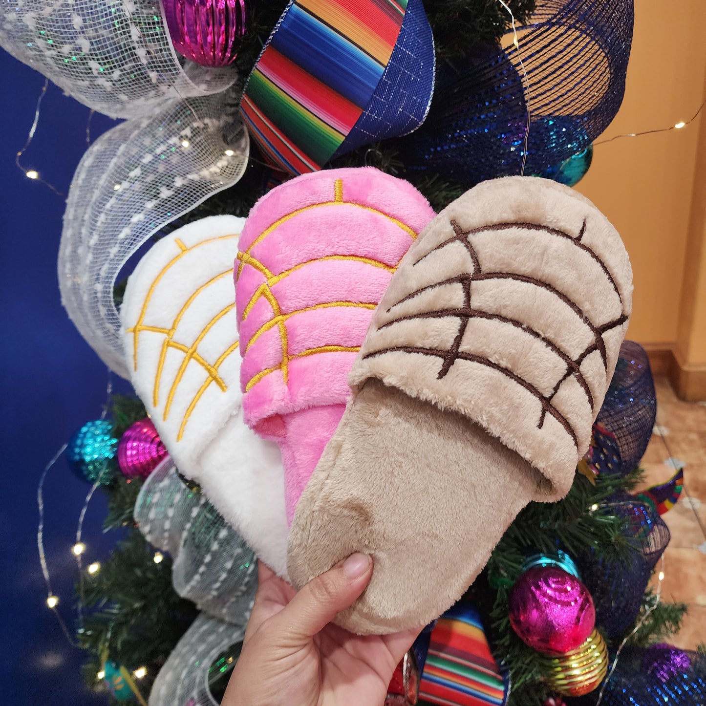 Concha Pan Dulce Slippers Chocolate Brown