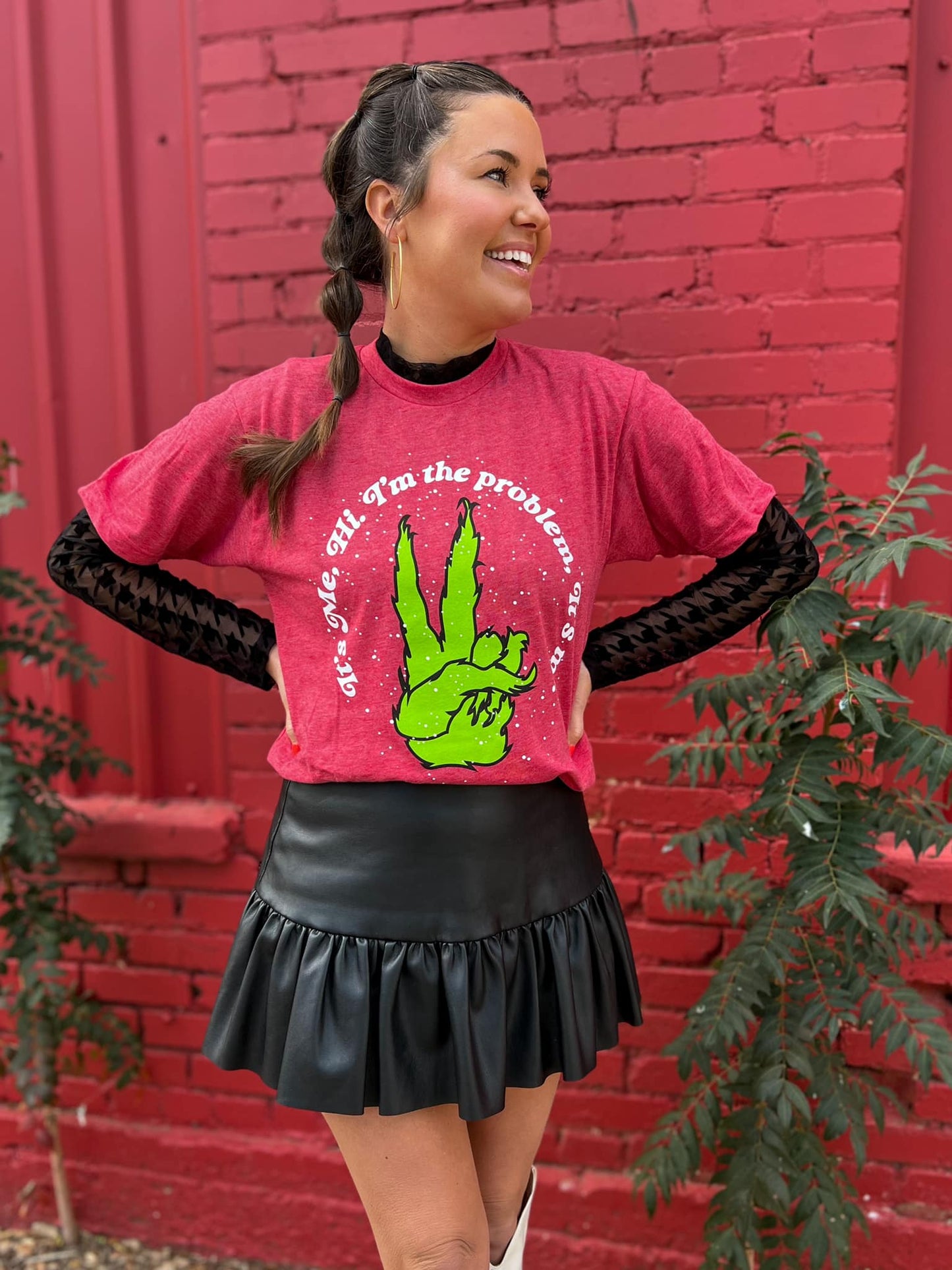 It's Me, I'm the problem Christmas Tee Red