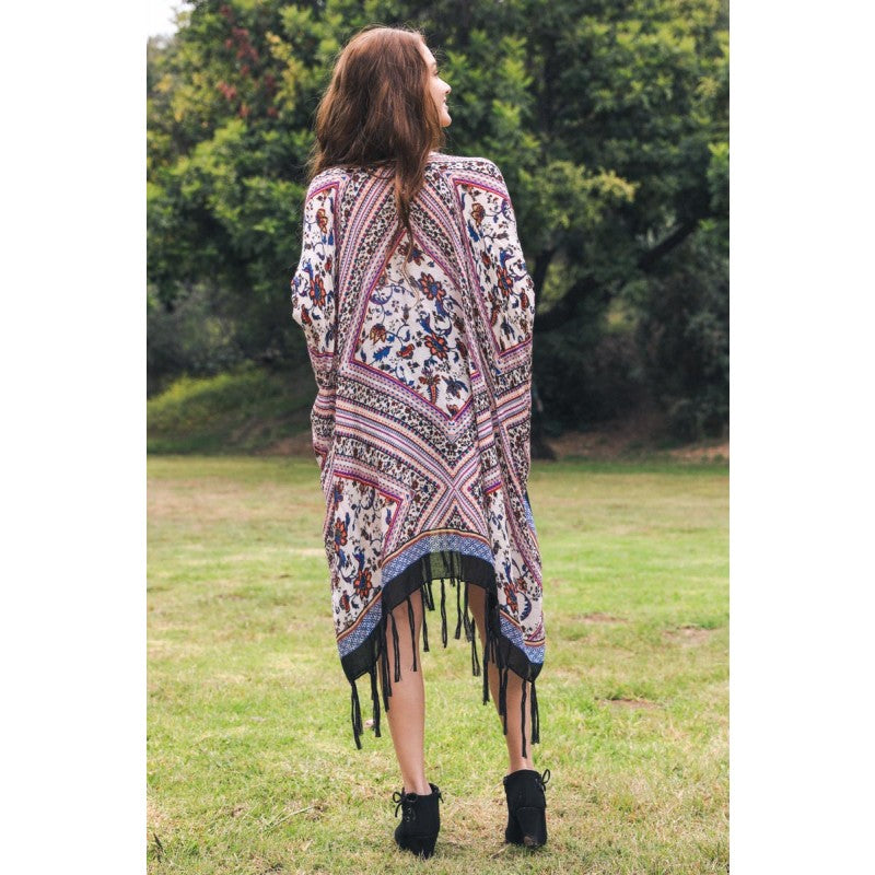 Bohemian Dreams Tassel Kimono
