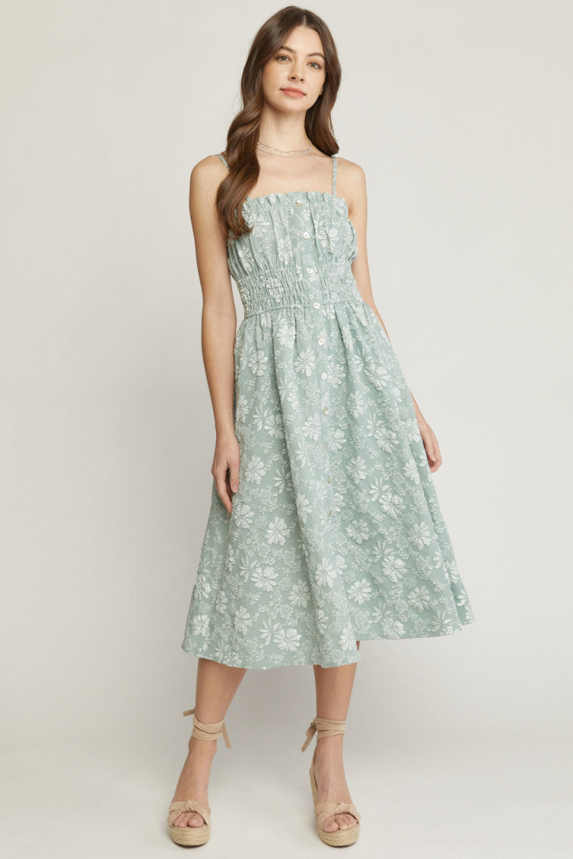 Wild Flower Dress Sage