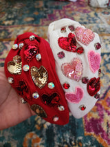Hearts Valentine's Headband