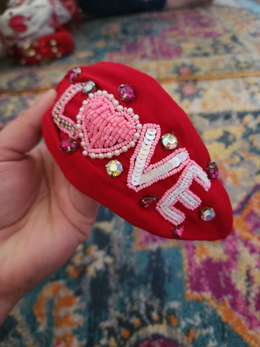 LOVE Valentine's Headband
