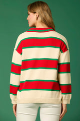 Christmas Stripe Top