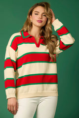 Christmas Stripe Top