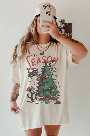 Retro 'Tis The Season Tee Oversized