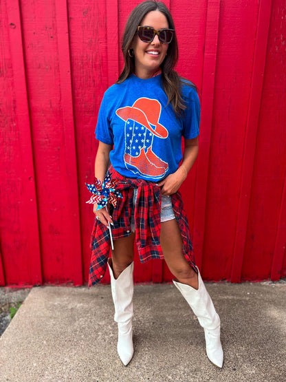 USA Boots Tee