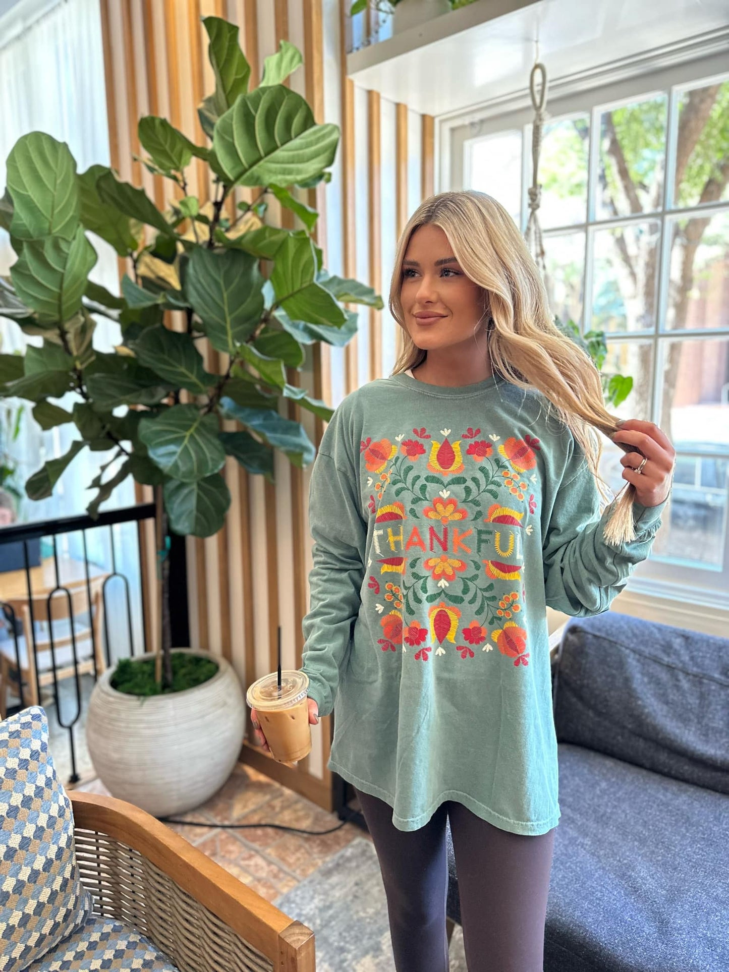 Thankful Comfort Color Long Sleeve