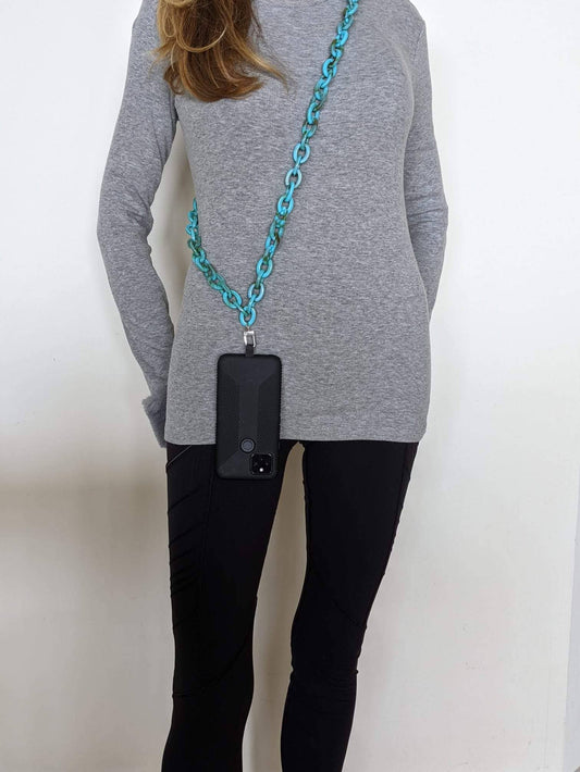 Crossbody Phone Chain Turquoise
