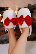 Red Bow Slippers