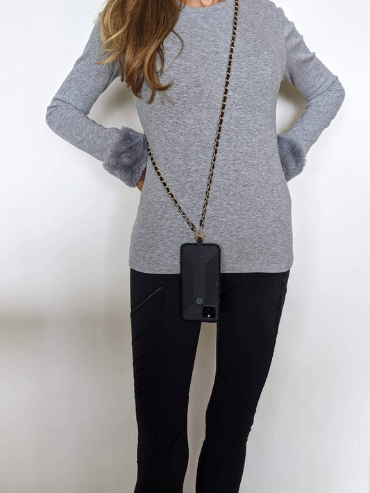 Crossbody Phone Chain Gold
