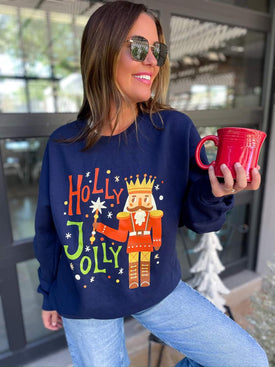 Holly Jolly Nutcracker Sweatshirt