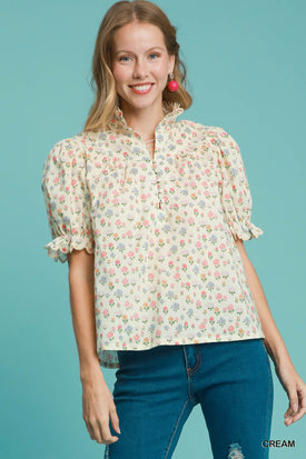 Dainty Flower Top Cream