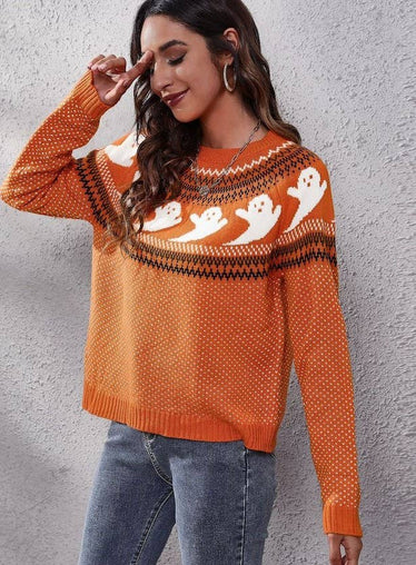 Ghost Halloween Sweater