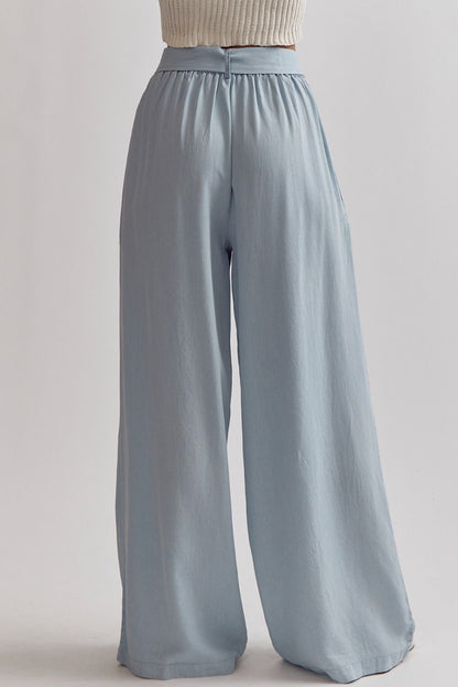 Nonchalant Wide Leg Pants Blue
