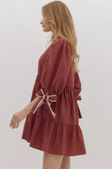 The Agatha Dress Chestnut