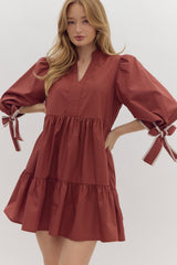 The Agatha Dress Chestnut