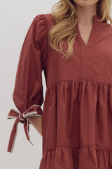 The Agatha Dress Chestnut