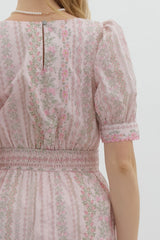 Wildflower Midi Dress PInk