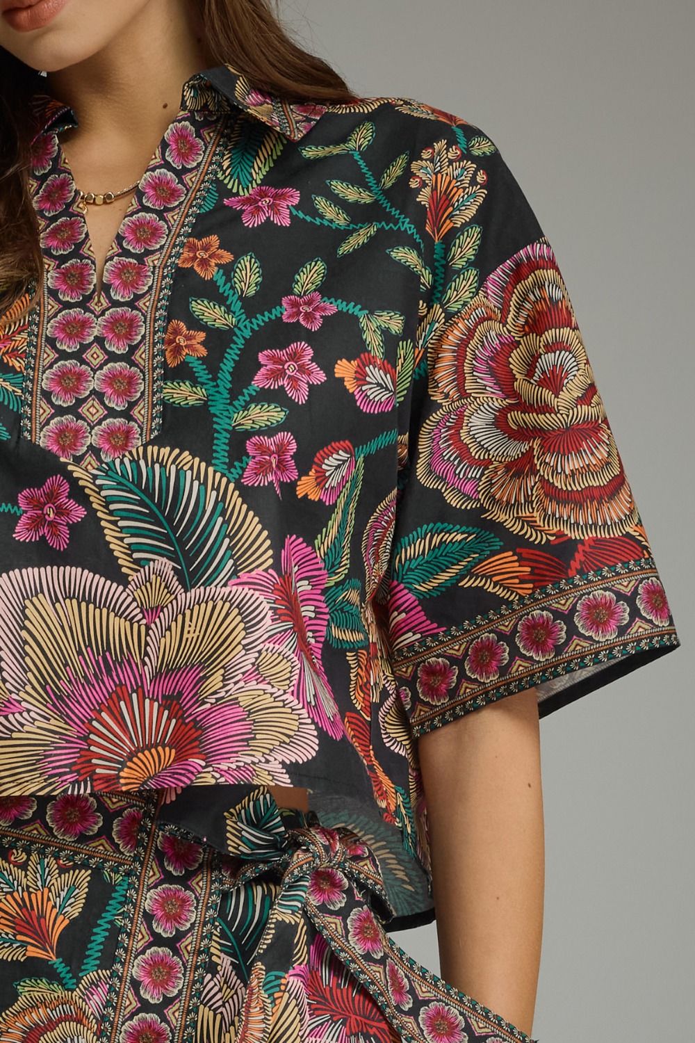 Autumn Floral Set Black
