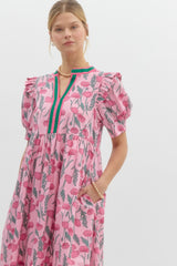 Lilah Floral Pink Dress