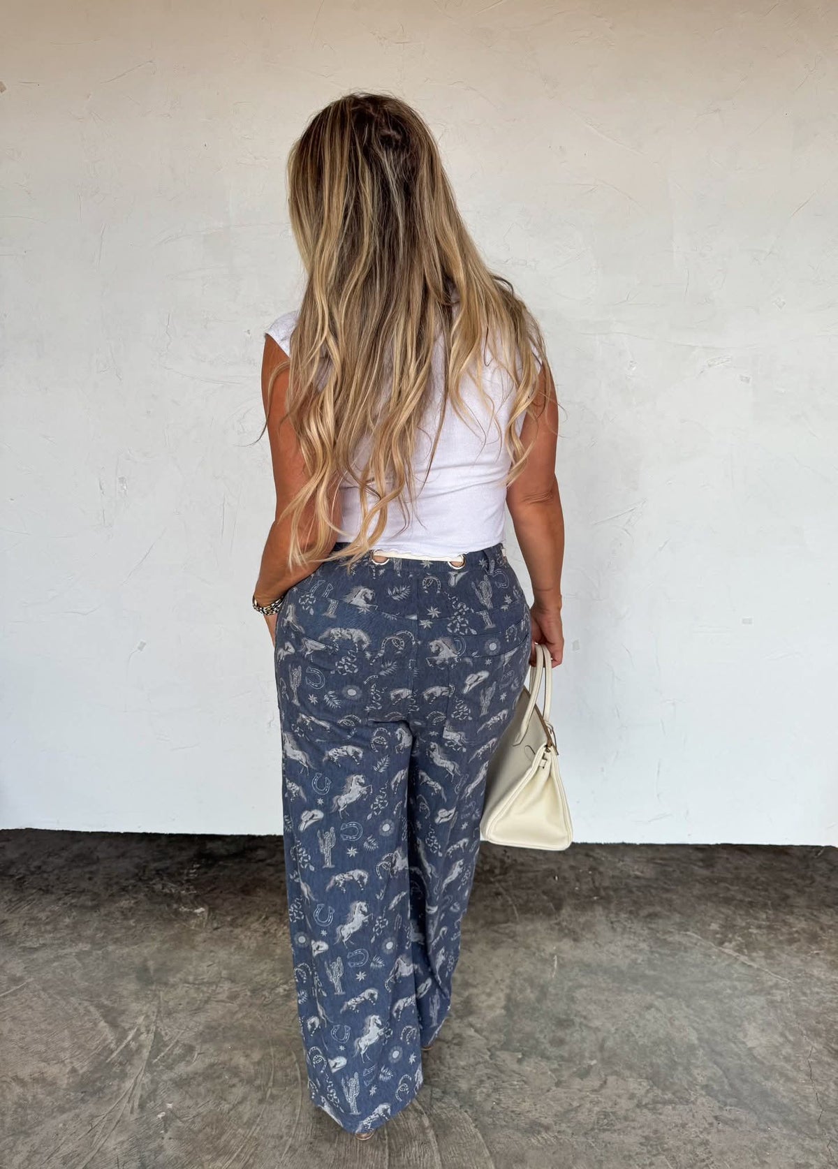 Rodeo Sky Stretch Denim Pants