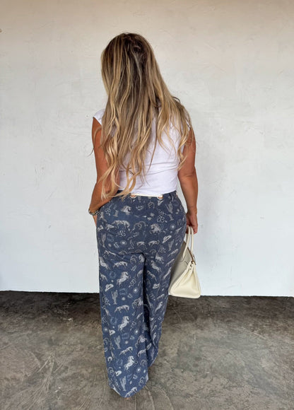 Rodeo Sky Stretch Denim Pants