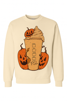 Spooky Pumpkin Spice Latte Sweatshirt