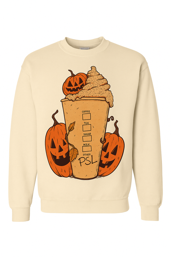 Spooky Pumpkin Spice Latte Sweatshirt