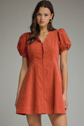 The Brick Corduroy Dress