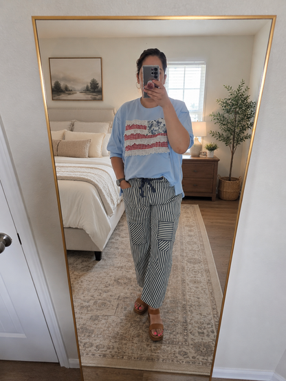Flag Patchwork Pullover