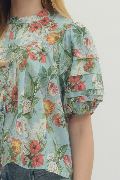 Elegant Bloom Top