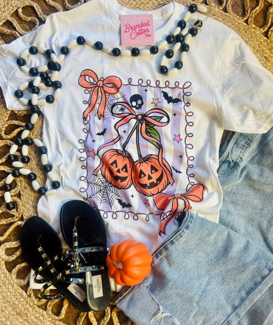 Pumpkin Cherries Tee