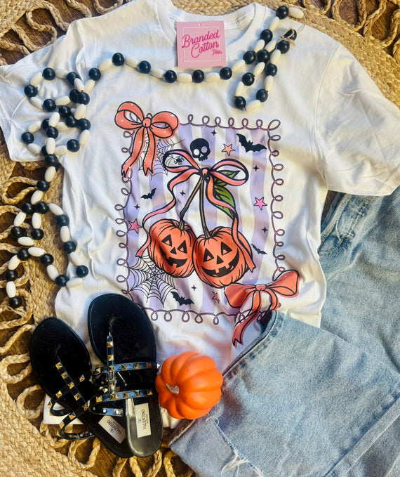 Pumpkin Cherries Tee