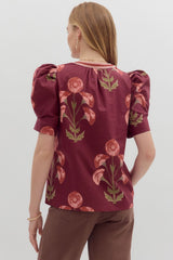 Fine Like Wine Flower Top