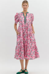 Lilah Floral Pink Dress