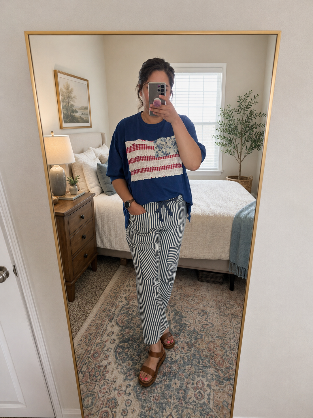Flag Patchwork Pullover