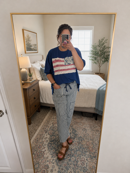 Flag Patchwork Pullover