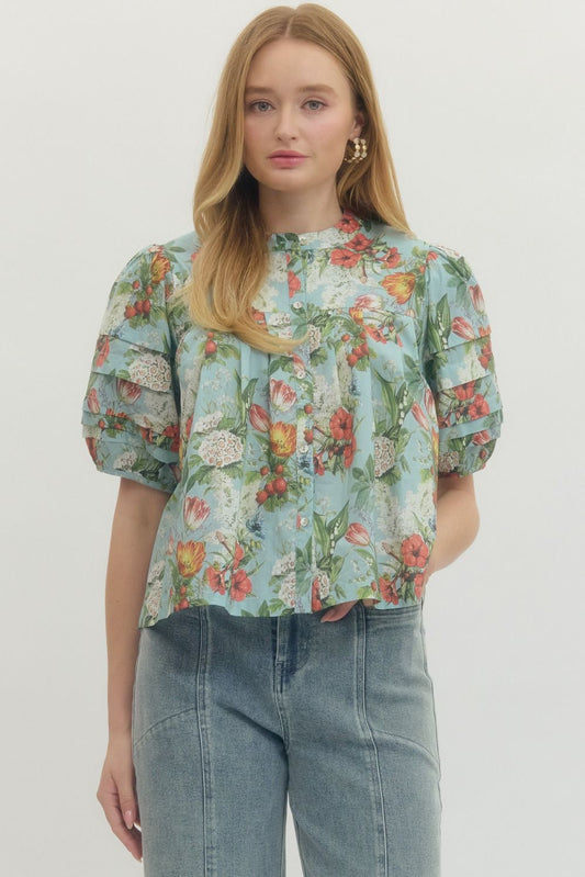 Elegant Bloom Top