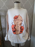 Spooky Pumpkin Spice Latte Sweatshirt