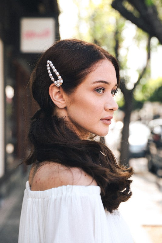 Vintage Retro Pearl Snap Clip