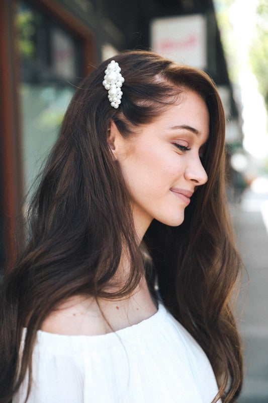 Classic Heirloom Pearl Hair Clip