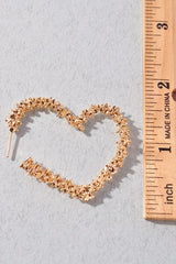 Rockefeller Gold Hearts Earrings